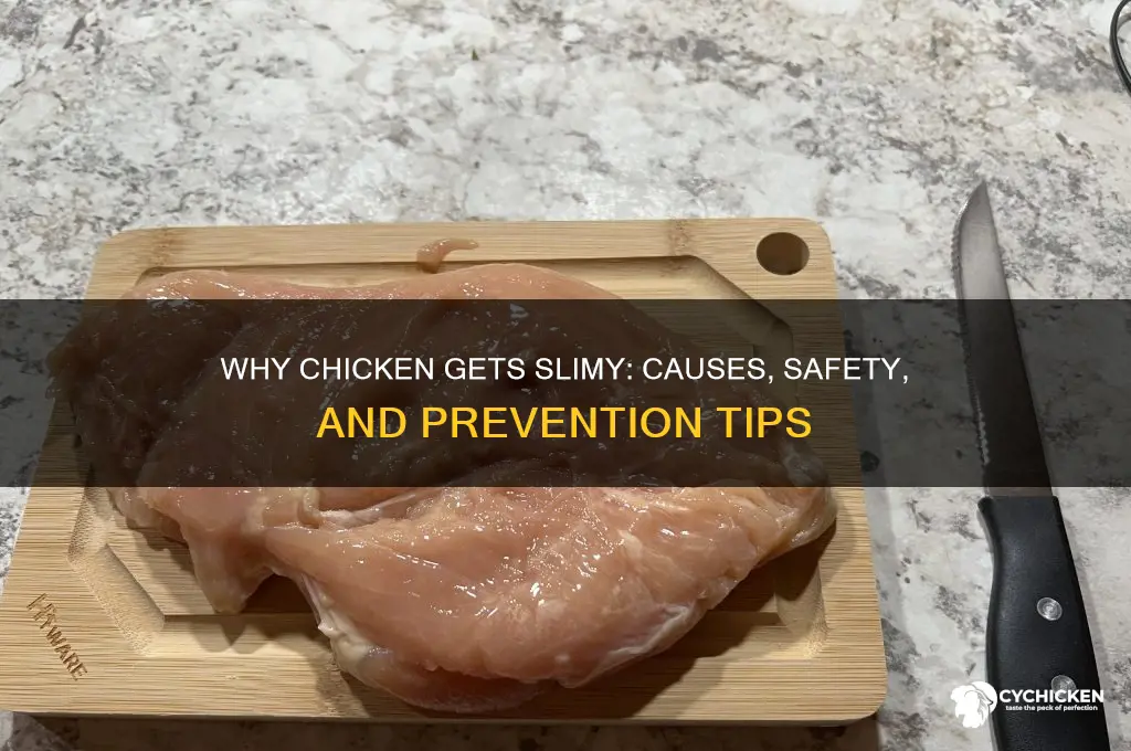 why is chicken slimy when it that