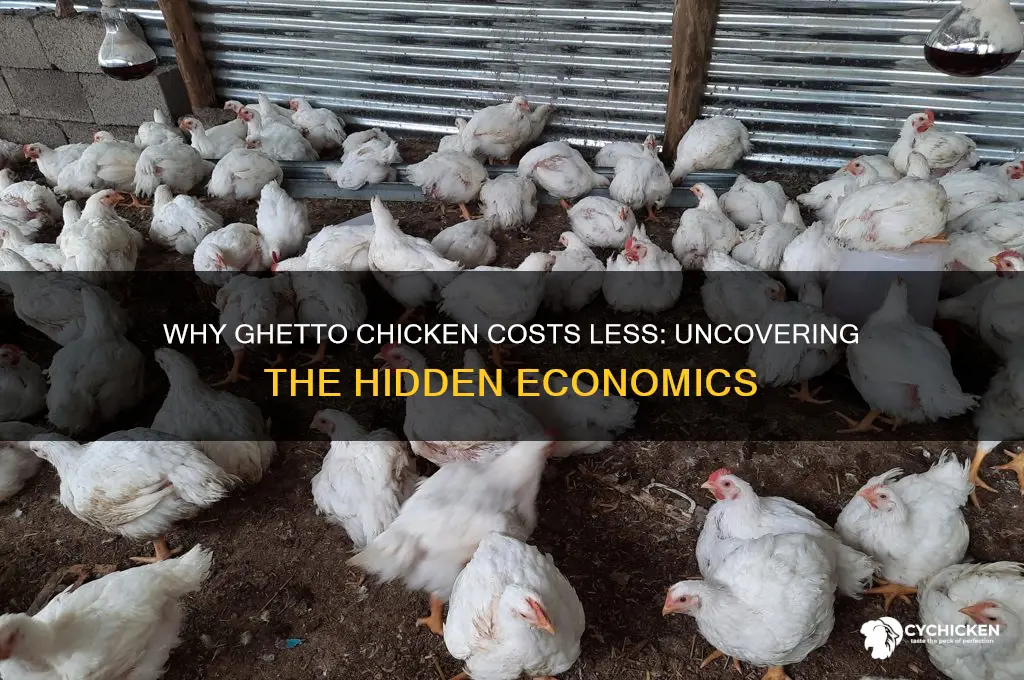 why is chicken so cheap in the ghetto