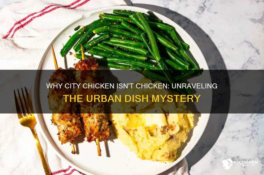 why is city chicken called city chicken