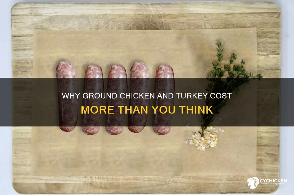why is ground chicken and turkey so expensive