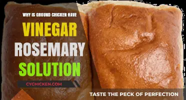 Ground Chicken's Vinegar Rosemary Solution: Purpose and Benefits Explained