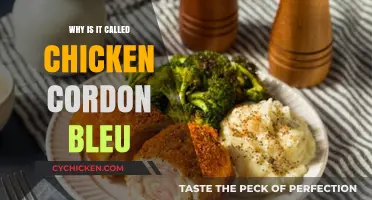 Why Chicken Cordon Bleu: Unraveling the Name's Delicious History
