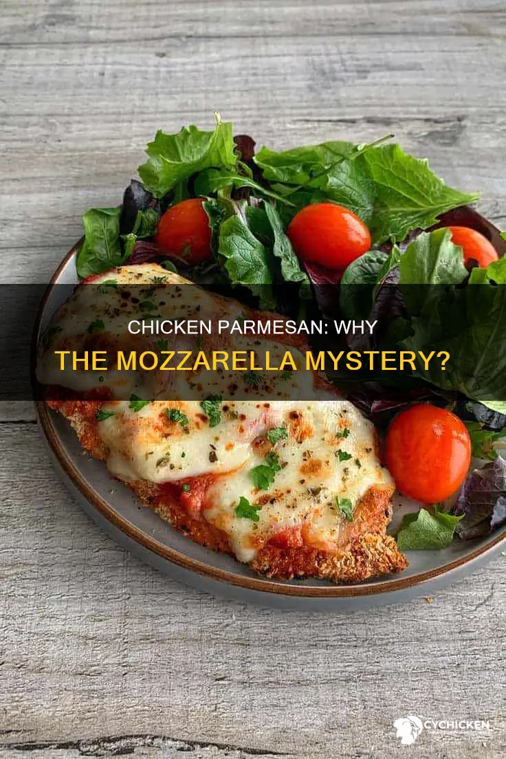 why is it called chicken parmesan if it has mozzarella