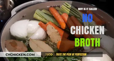 Unraveling the Mystery: Why 'No Chicken Broth' Matters
