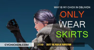 Chick's Skirt Style: Oblivion's Unique Fashion Statement