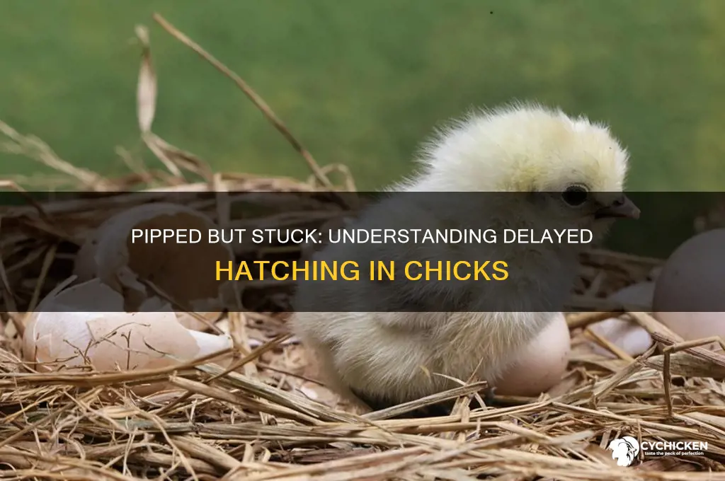 why is my chick pipped but not hatching