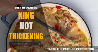 Troubleshooting Chicken Ala King: Why Your Sauce Isn't Thickening