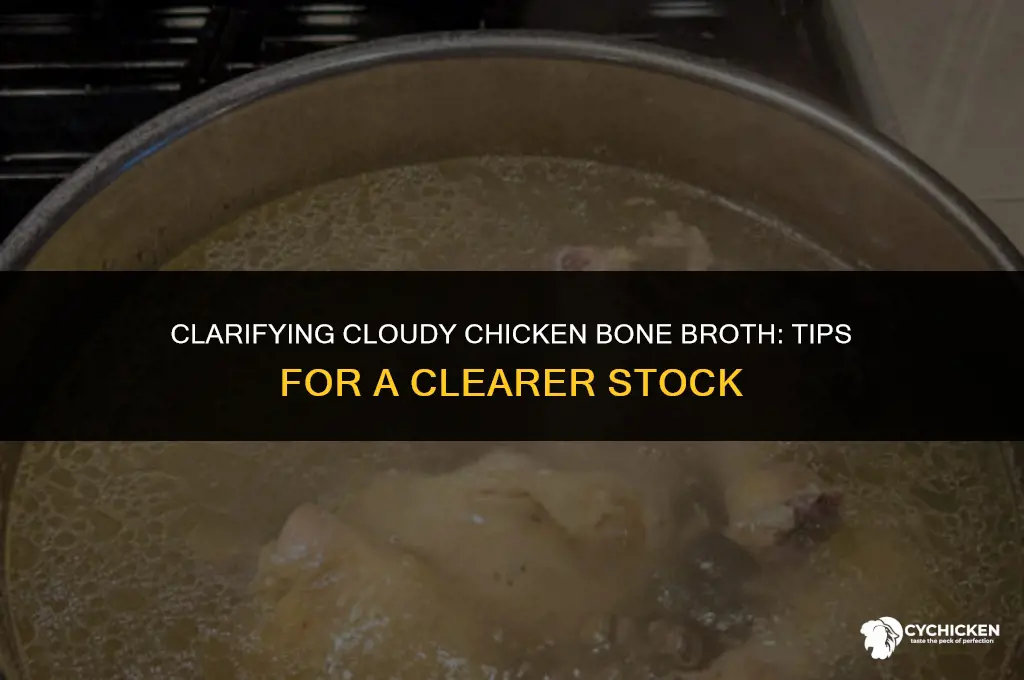 why is my chicken bone broth cloudy