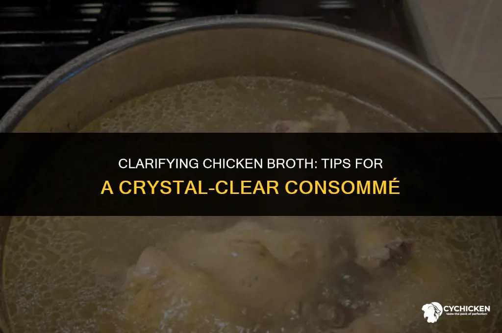 why is my chicken broth not clear