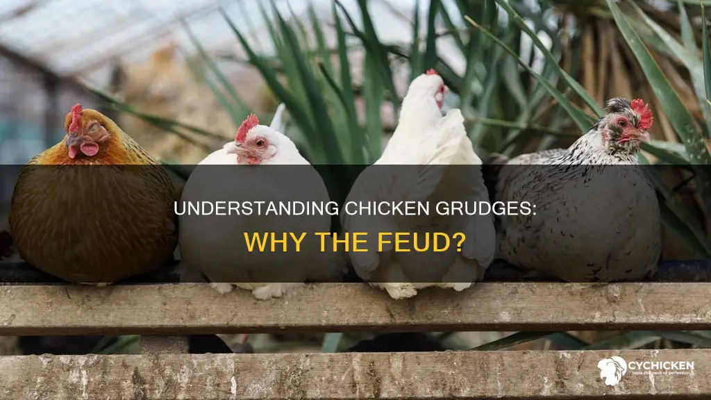 why is my chicken holding a grudge with another chicken