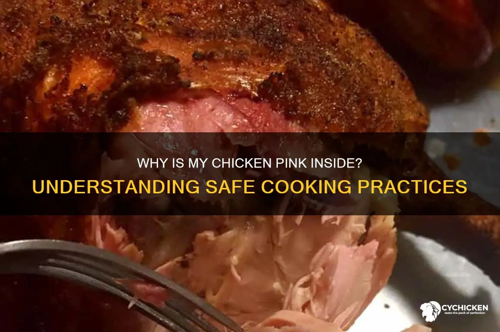 why is my chicken pink on the inside