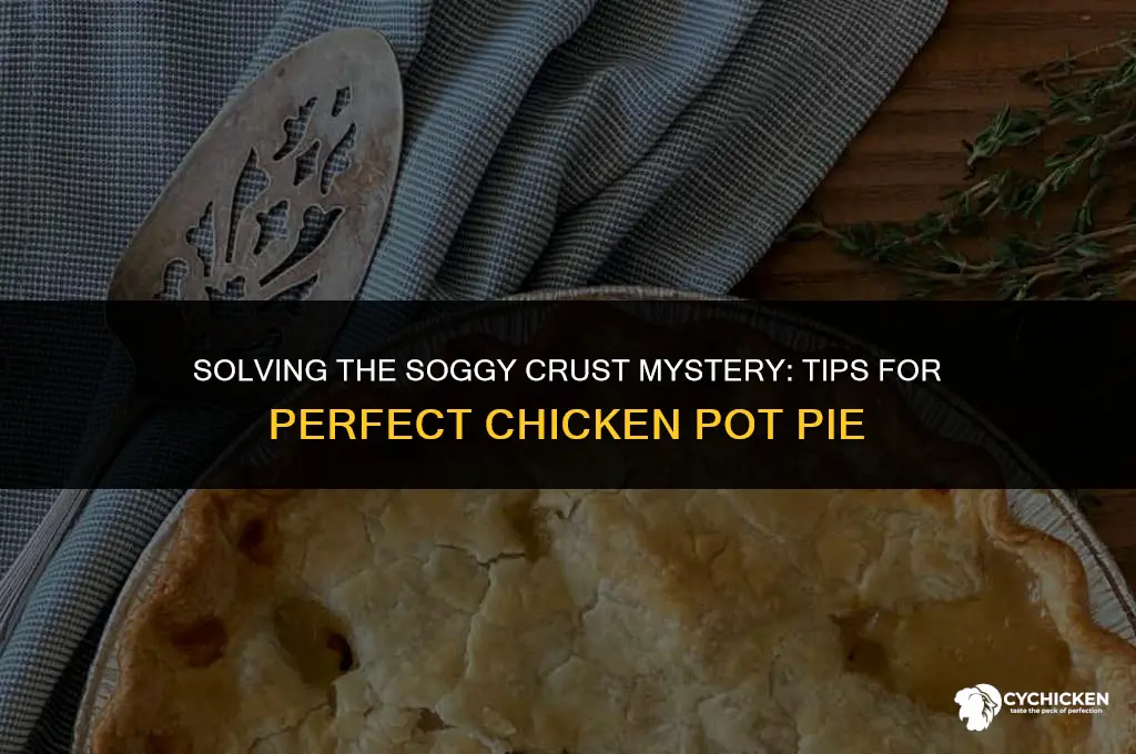 why is my chicken pot pie crust soggy