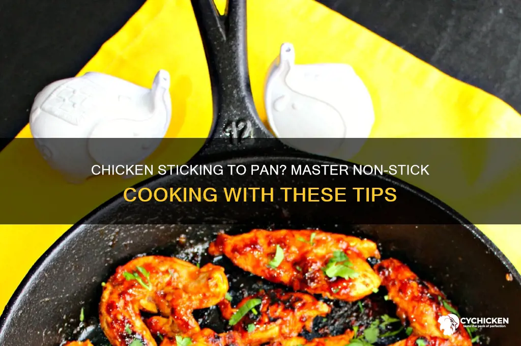why is my chicken sticking to the pan