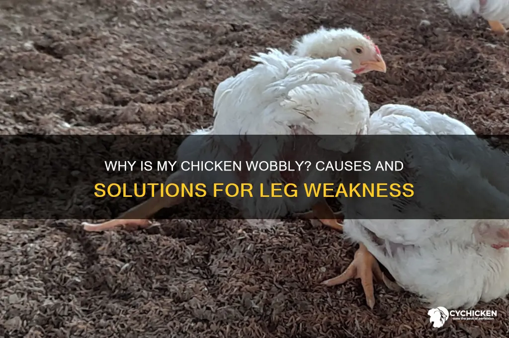 why is my chicken wobbly on her legs