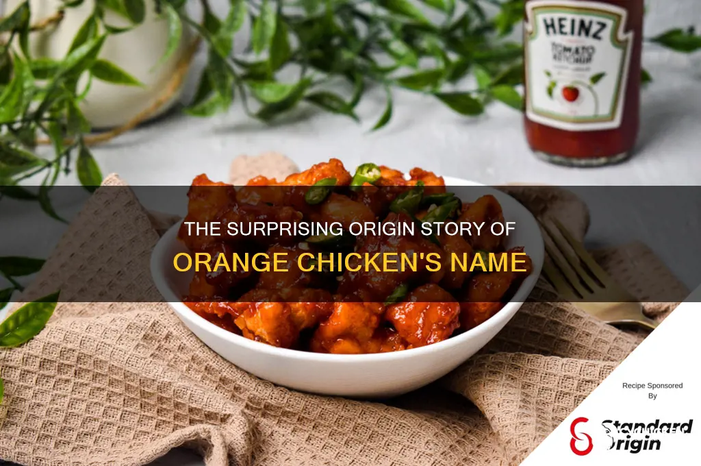 why is orange chicken called orange chicken