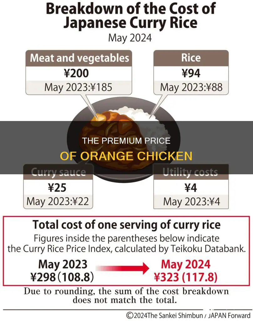 why is orange chicken more expensive than general tso