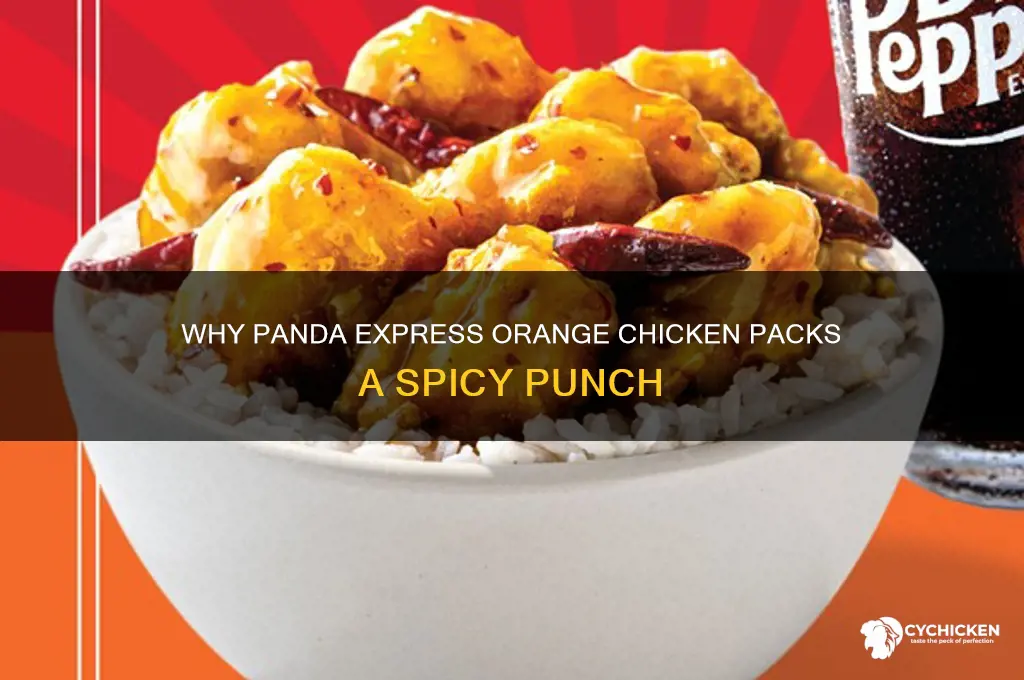 why is panda express orange chicken so spicy