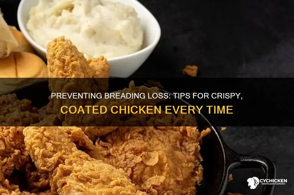 why is the breading falling off the chicken