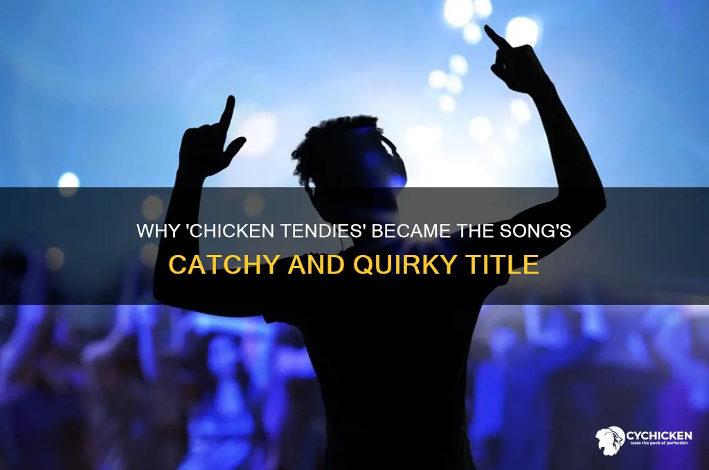 why is the song chicken tendies called that