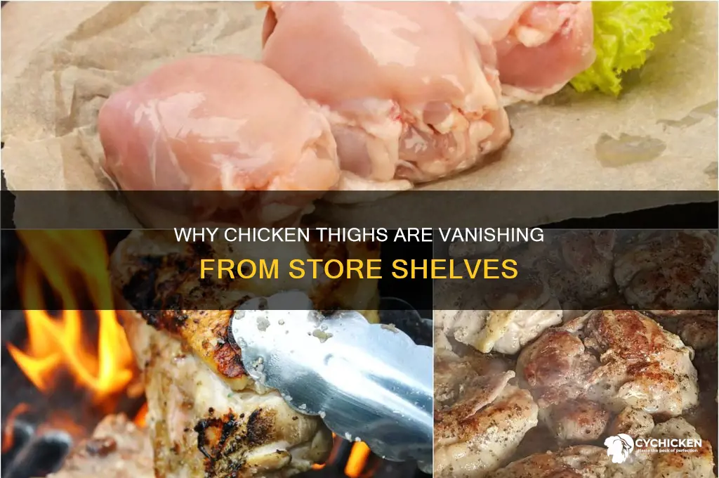 why is there a shortage of chicken thighs