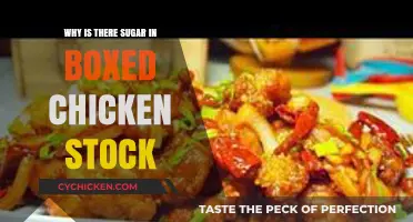 Why Boxed Chicken Stock Contains Sugar: Uncovering the Surprising Reason
