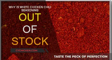 Where's My White Chicken Chili Seasoning?