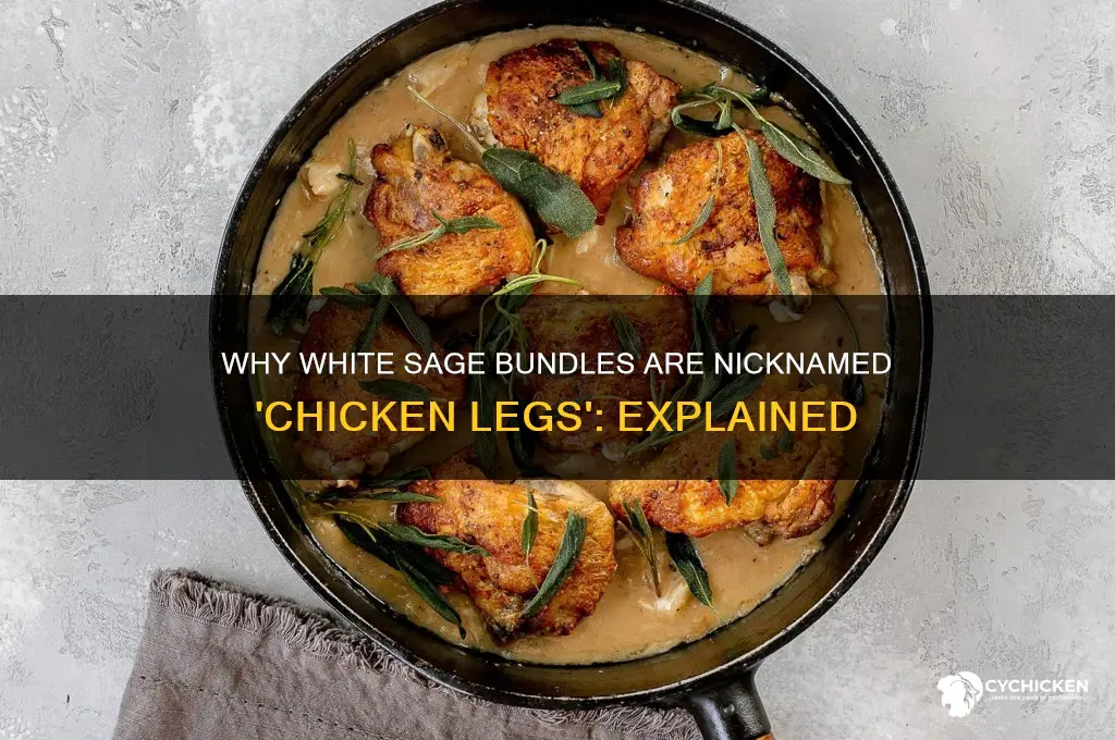 why is white sage bundles called chicken legs