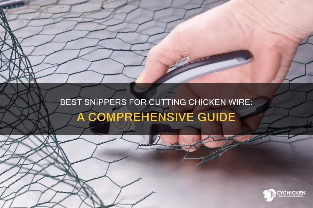 why kind of snippers will cut chicken wire