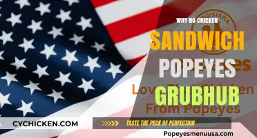 Why Can't You Order Popeyes Chicken Sandwich on Grubhub?