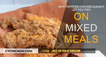 Popeyes' Chicken: Why No Customization on Mixed Meals?
