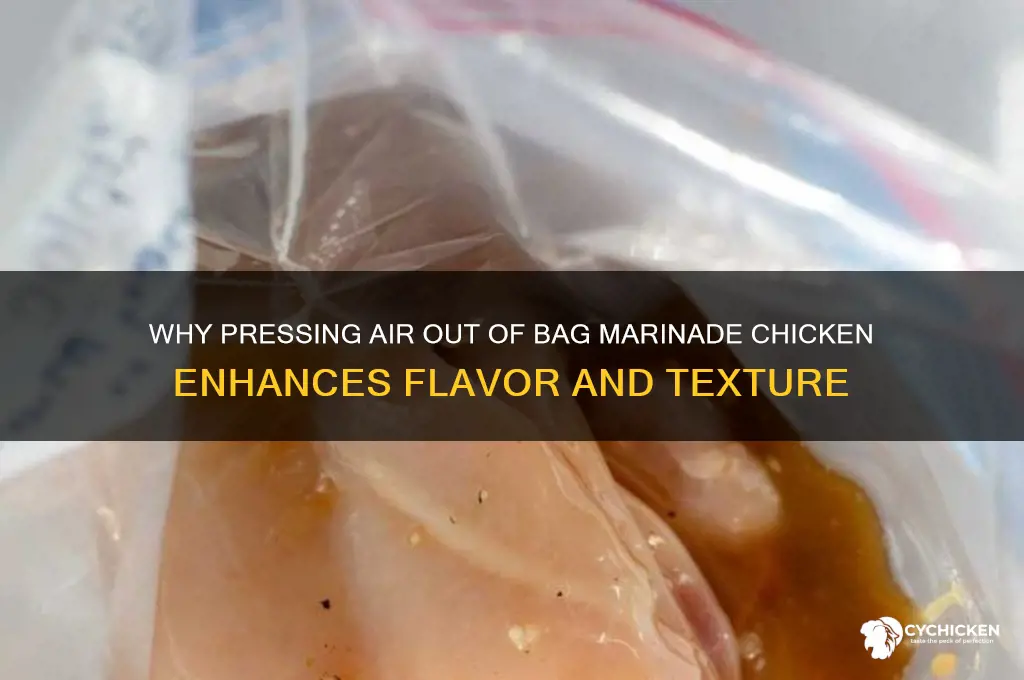 why press air out of bag marinade chicke