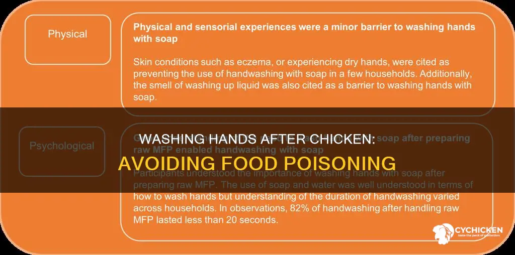 why should you wash your hands after touching raw chicken