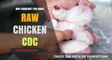 Skip the Rinse: CDC Warns Against Washing Raw Chicken