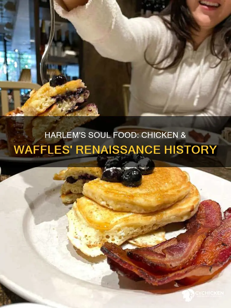 why was chicken and waffles important to the harlem renaissance