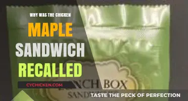 Chicken Maple Sandwich Recall: Uncovering the Reason Behind the Withdrawal