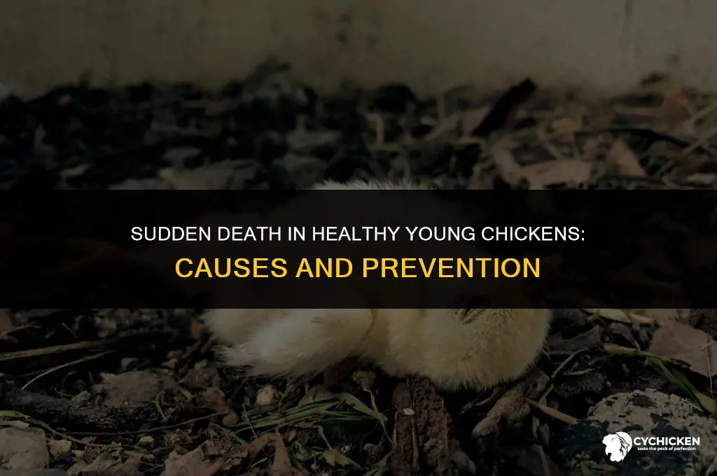 why would a healthy 1 year old chicken just die