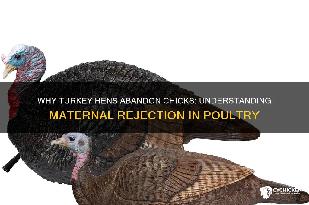 why would a turkey hen reject her chick