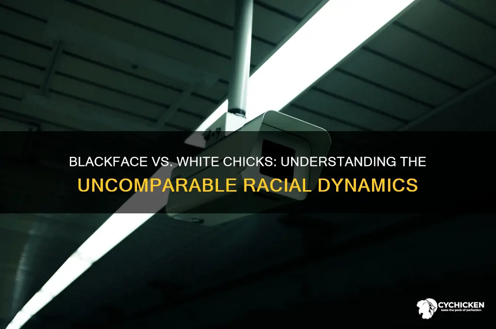 why you cant compare blackface and white chicks