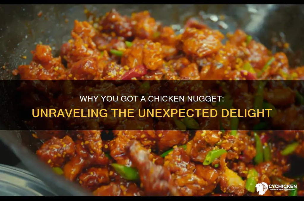 why you got a chicken nugget