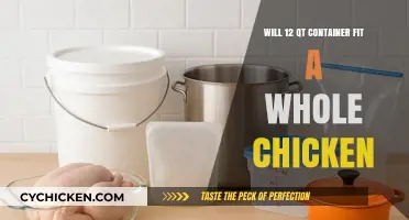 Roasting a Whole Chicken: Does a 12-Quart Container Suffice?