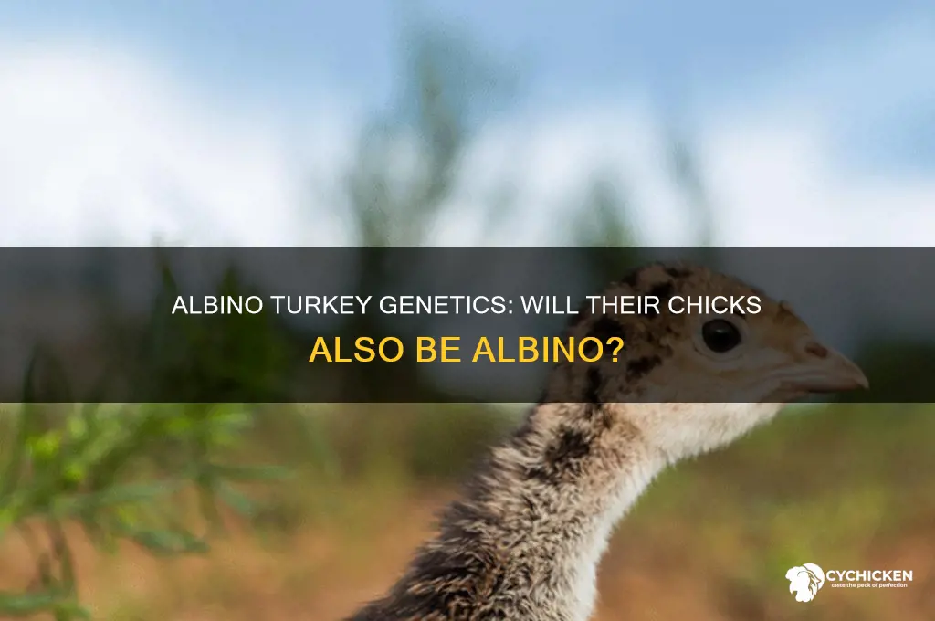 will a albino turkey have a albino chick