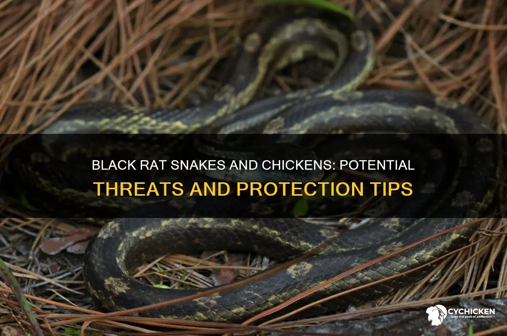 will a black rat snake kill a chicken