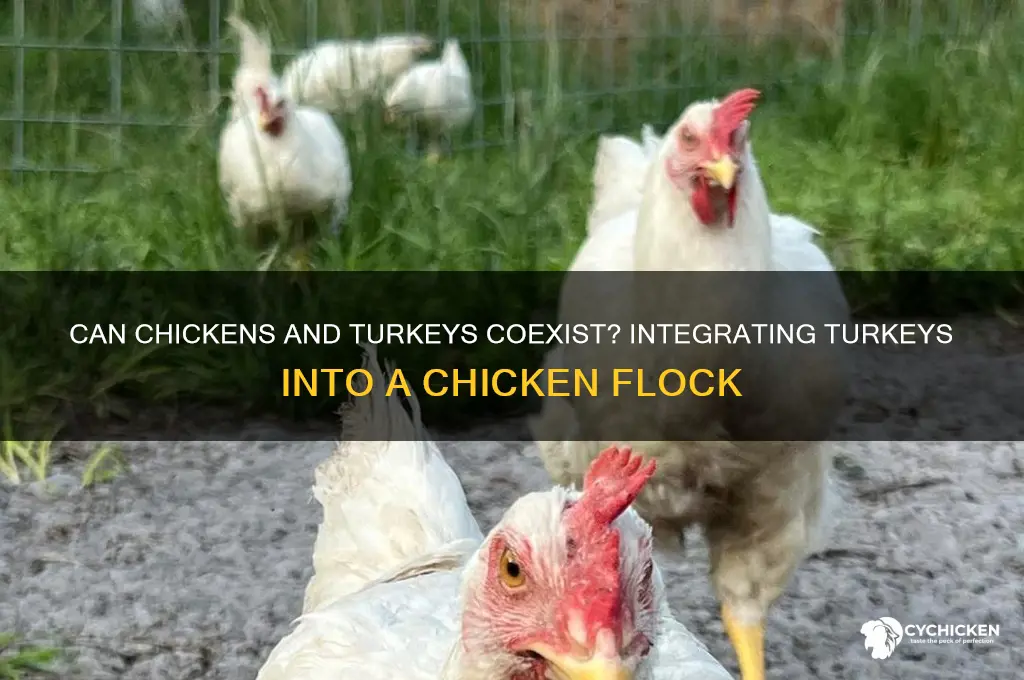 will a chicken flock accept a couple turkeys