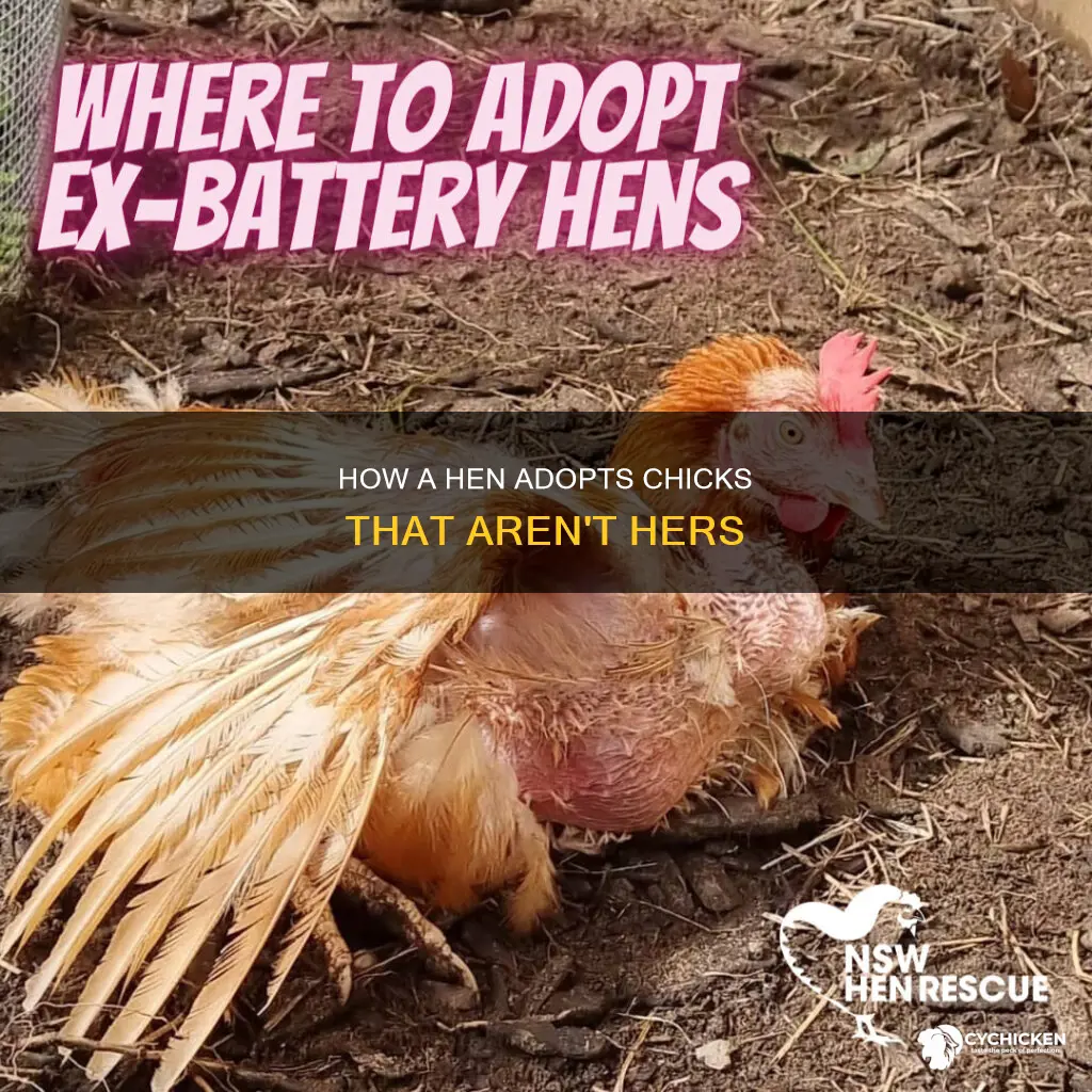 will a hen accept chicks that are not hers