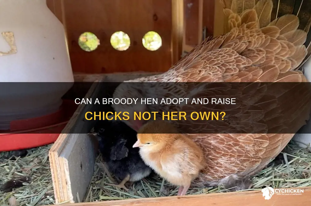 will a hen with chicks raise other chicks
