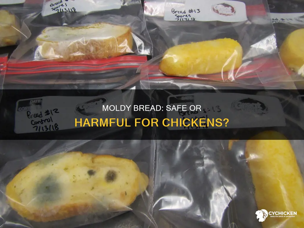 will a little bit of moldy bread hurt a chicken