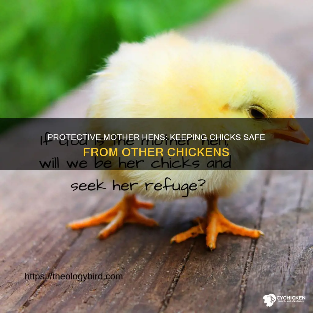 will a mother hen protect her chicks from other chickens