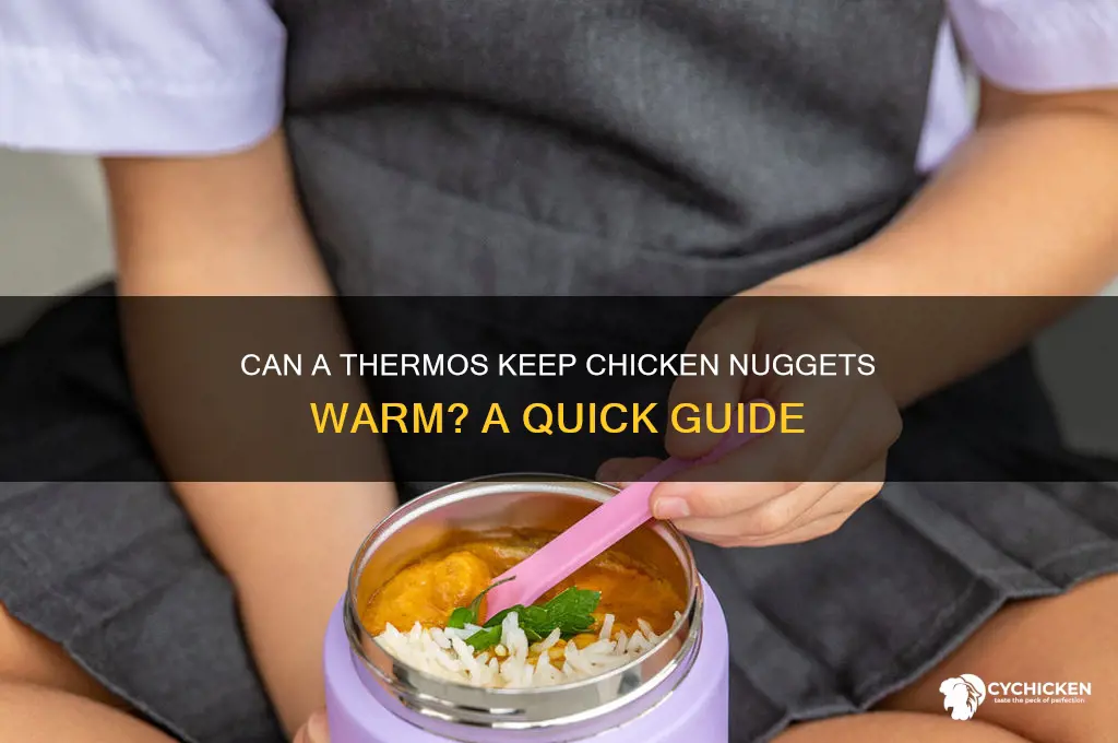 will a thermos keep chicken nuggets warm