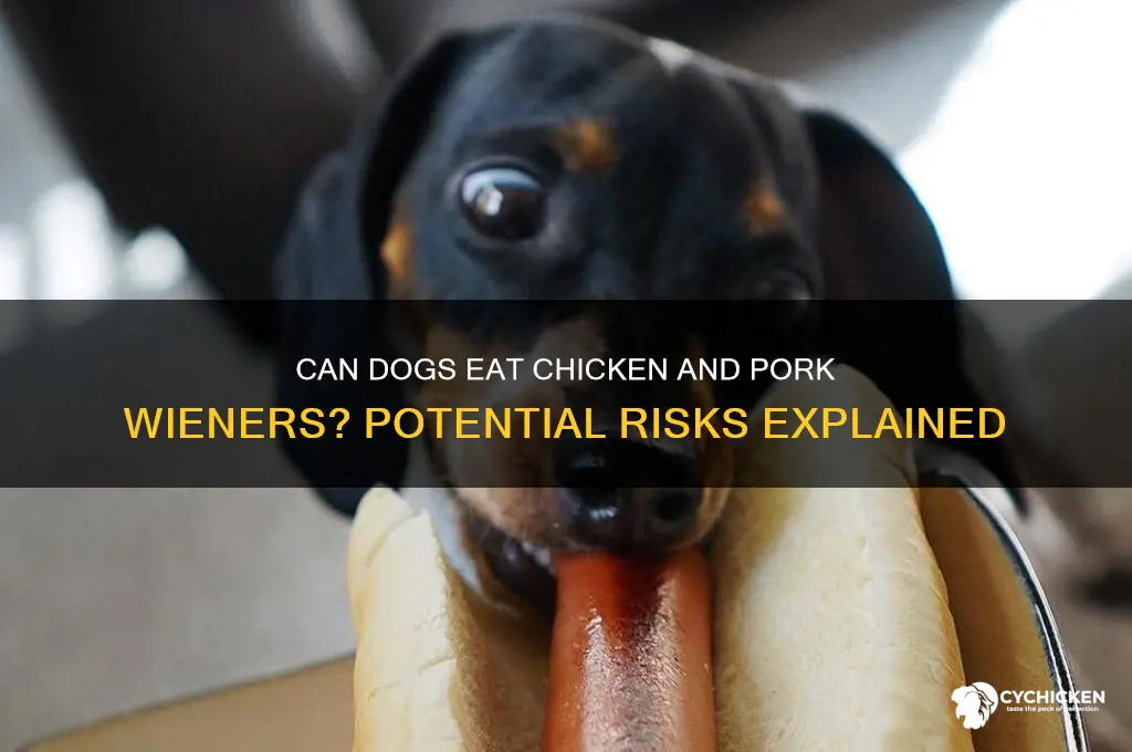 will chicken and pork wieners hurt my dog