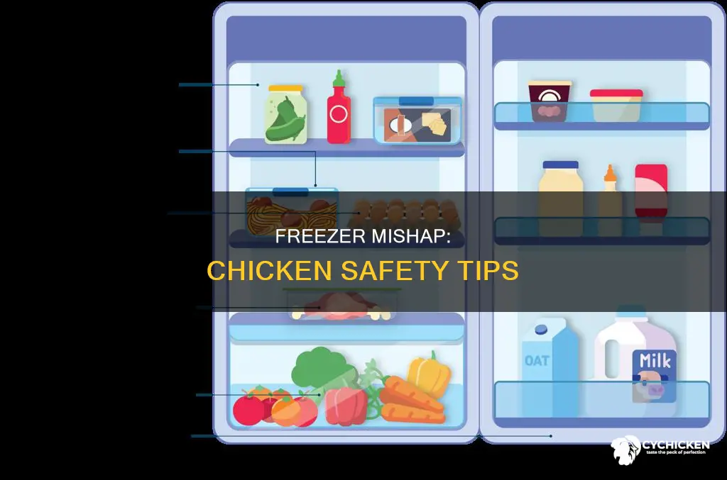 will chicken be okay if the freezer is open